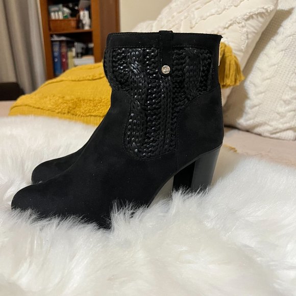 Juicy Couture Black Classic Ankle Boots Size 9 Medium - Picture 5 of 15